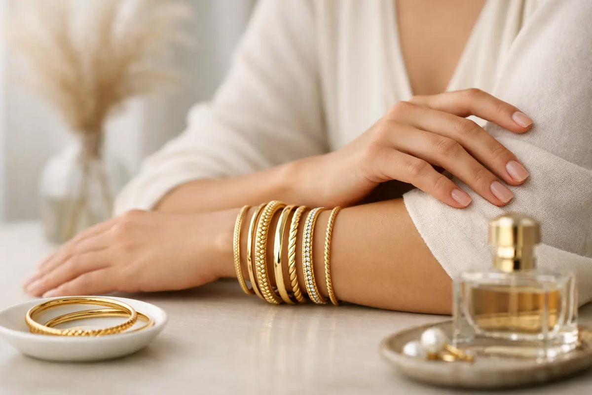 How to Style Gold Bangles with Everyday Elegance