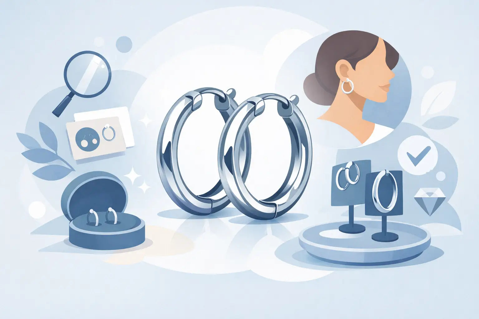 How to Choose Sterling Silver Hoop Earrings