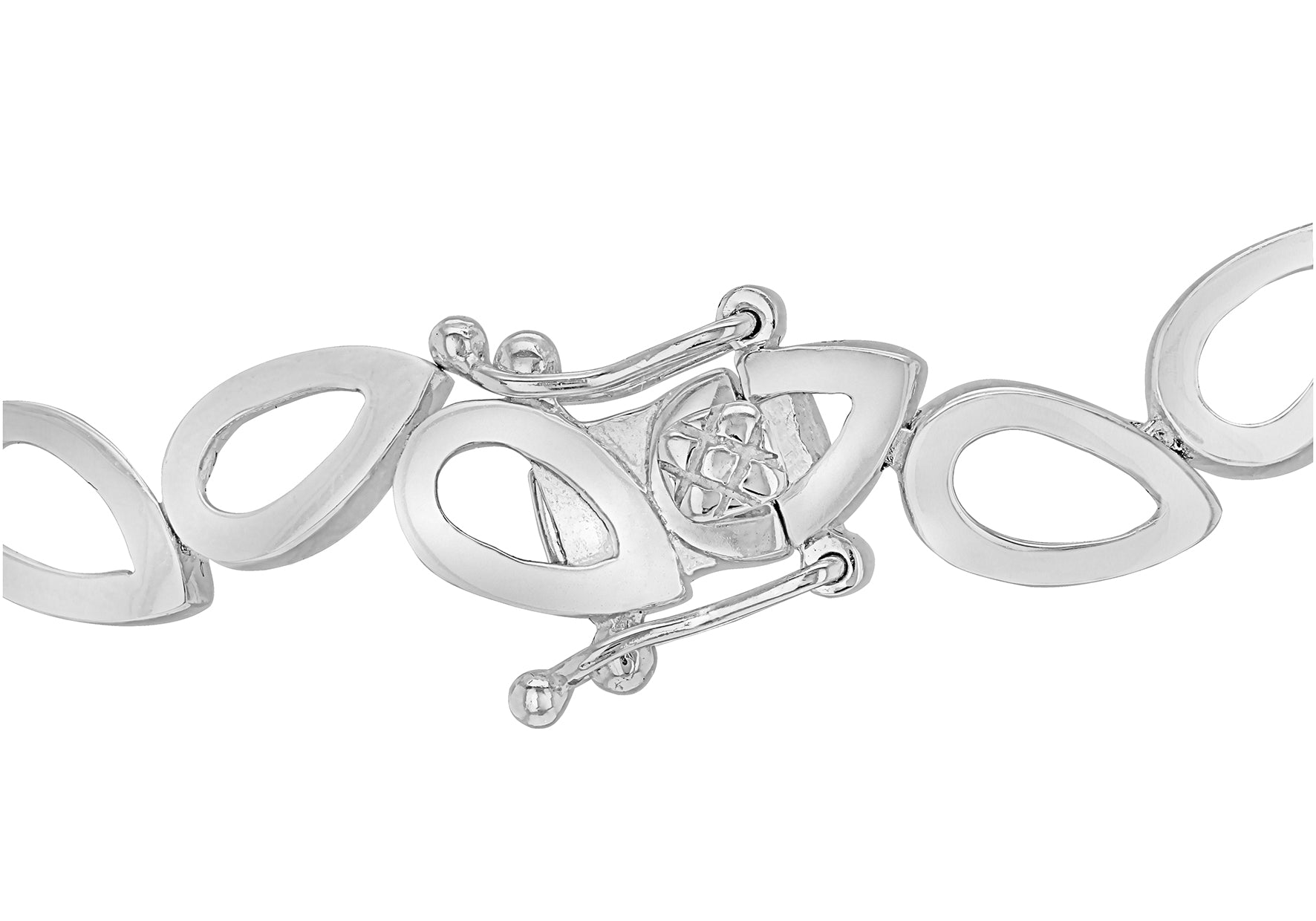 18ct White Gold 1.72ct Diamond Teardrop Necklace