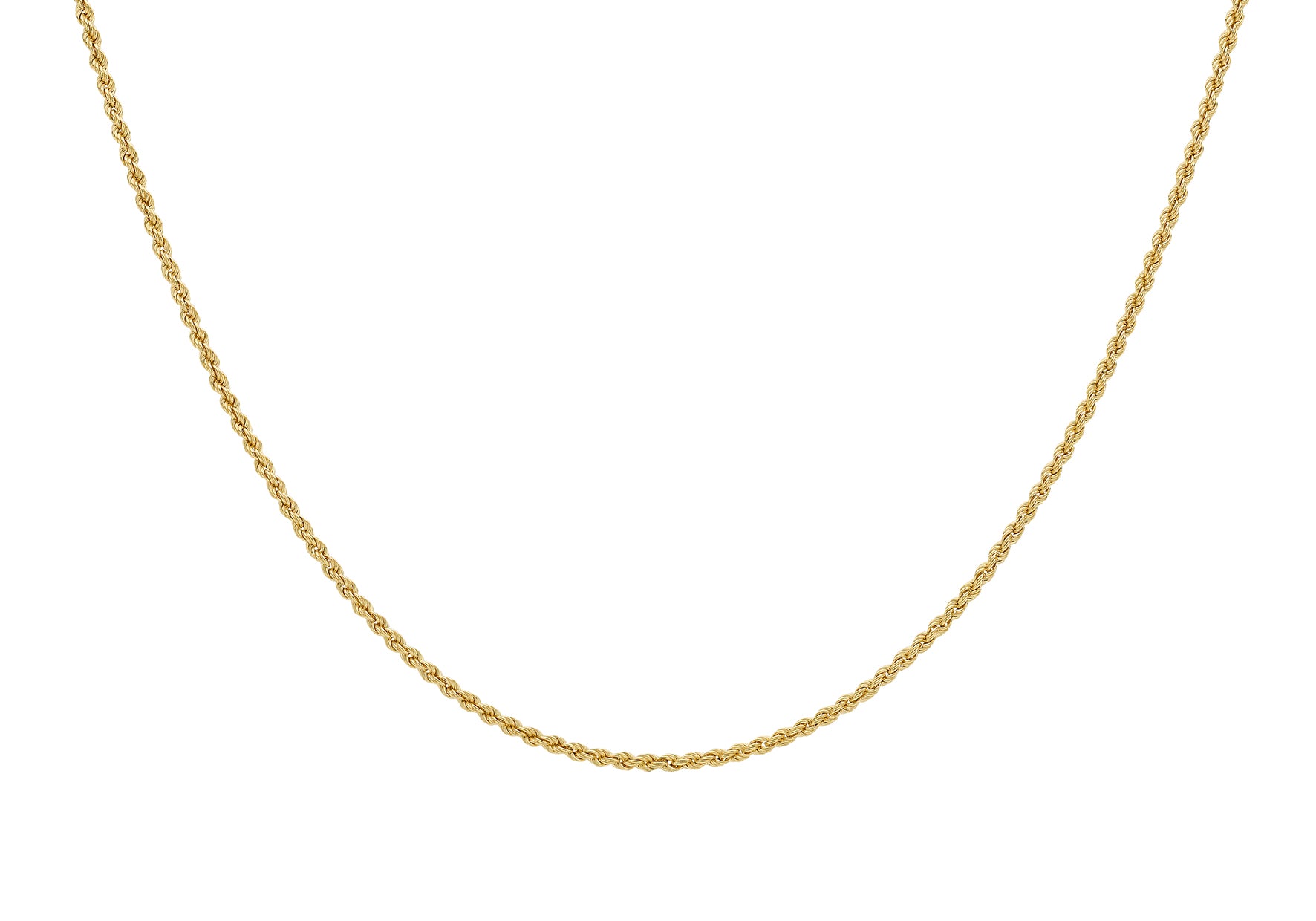 9ct Yellow Gold 40 Rope Chain