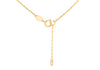 9ct Yellow Gold Turquoise Petals Necklace