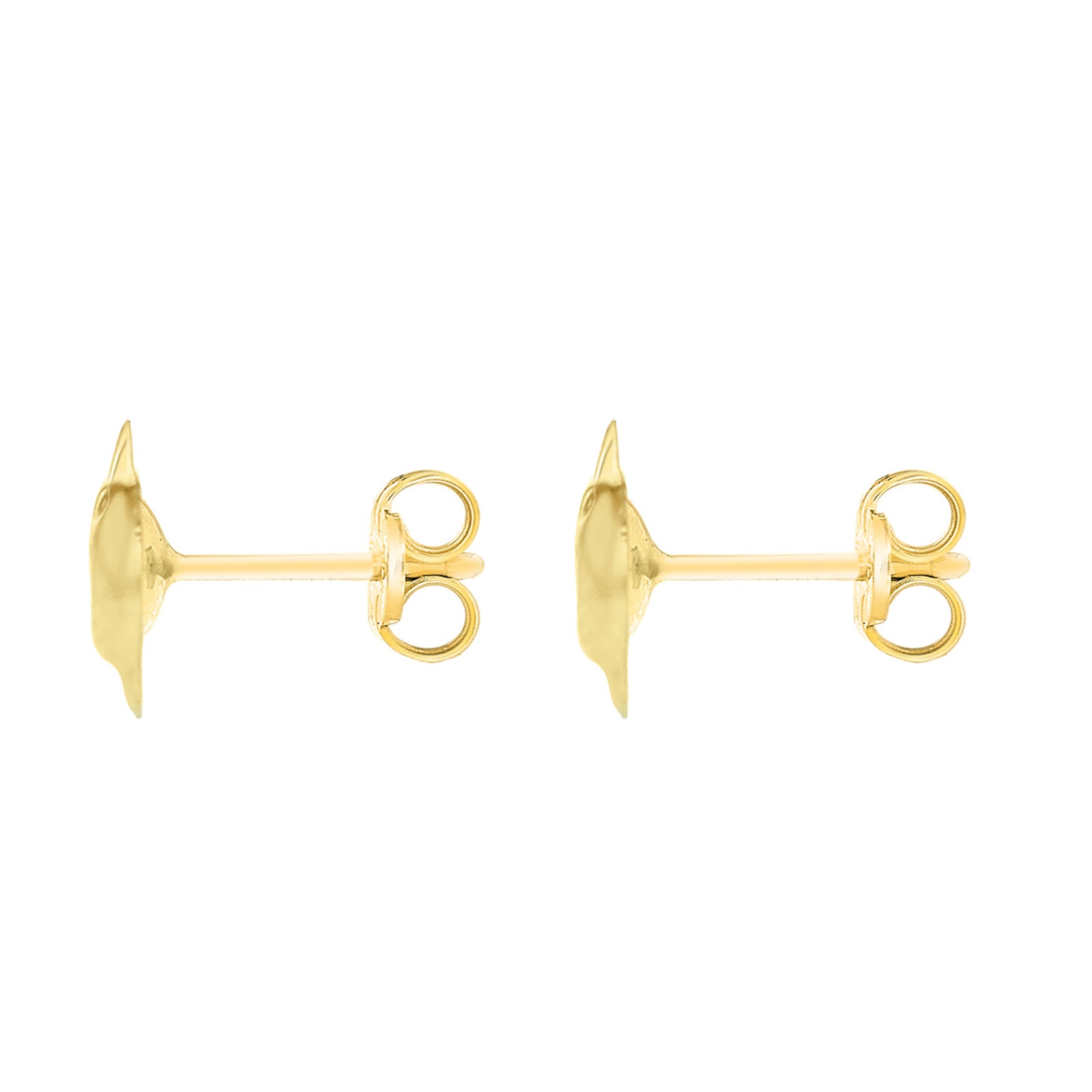 9ct Yellow Gold Dolphin Stud Earrings