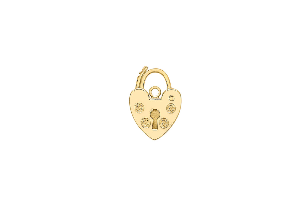 9ct Yellow Gold Padlock Pendant