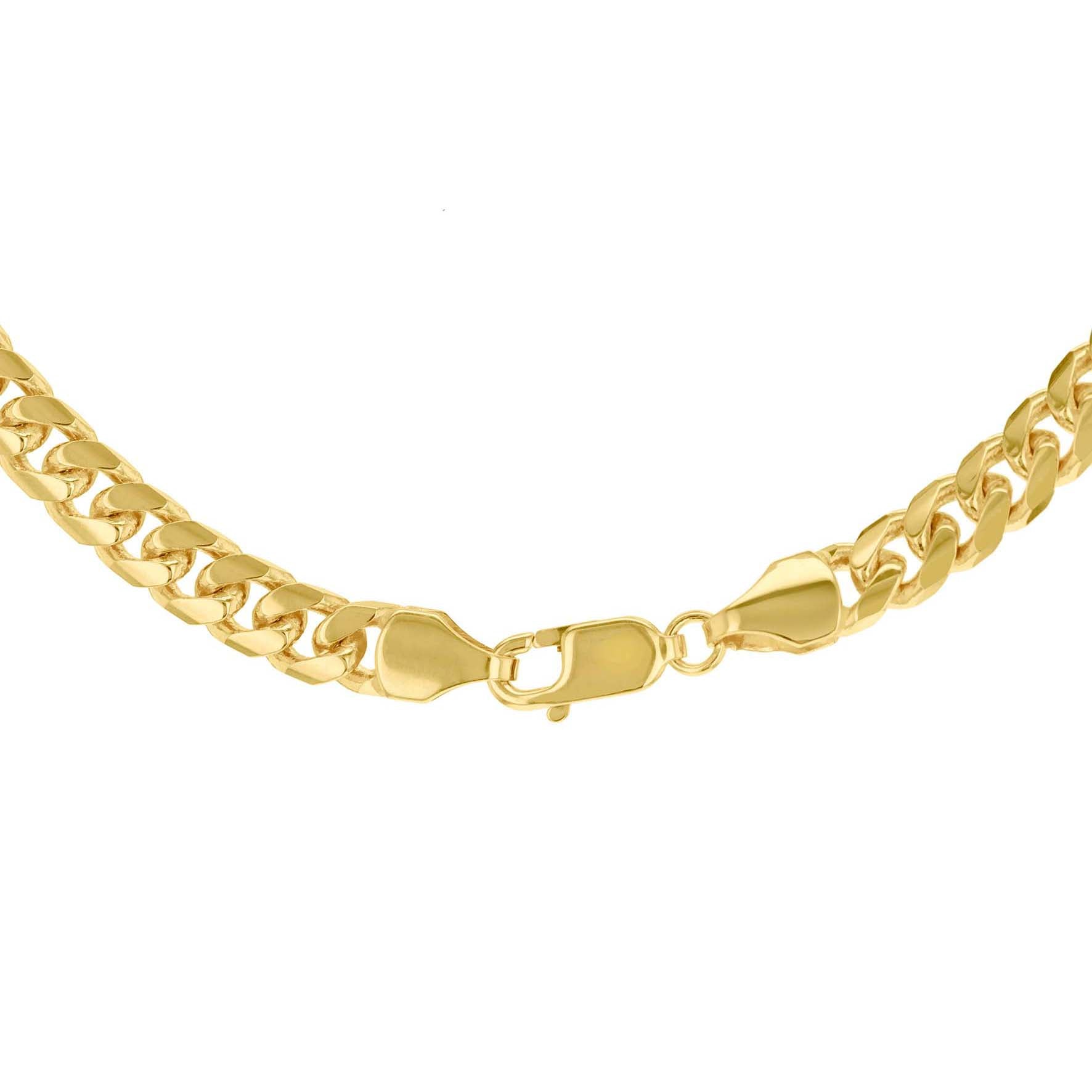 14ct Yellow Gold 140 Round Chunky Curb Chain