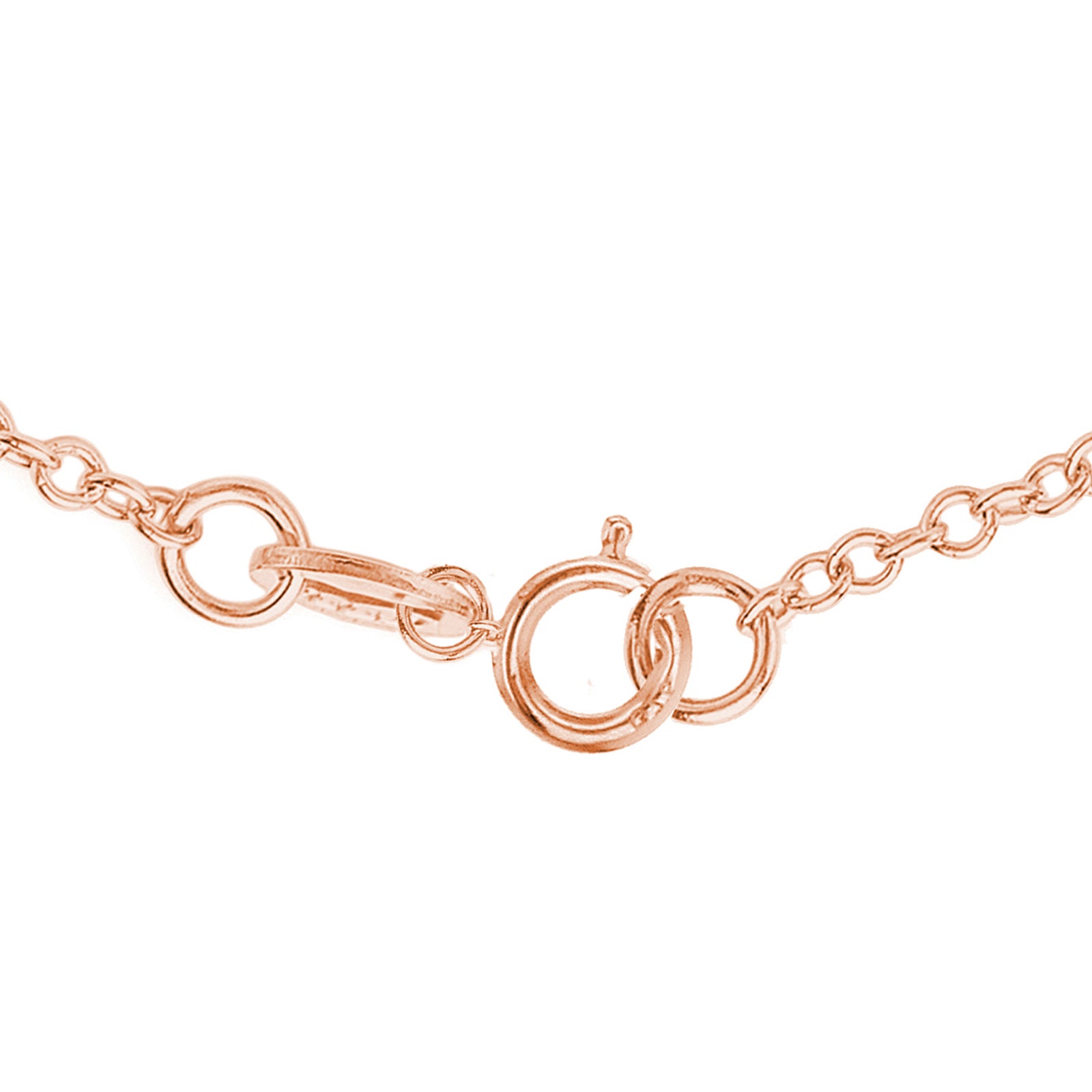 18ct Rose Gold Slim Trace Chain Necklace