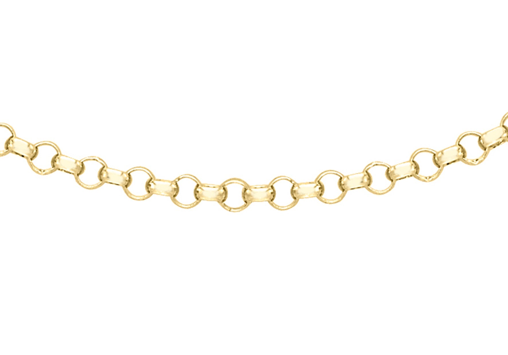 9ct Yellow Gold 68 Round Belcher Chain
