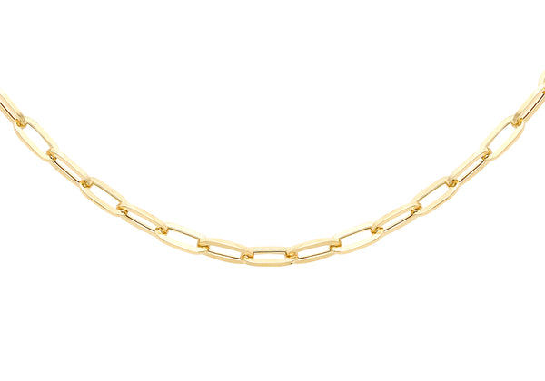 9ct Yellow Gold Paper Chain Necklace
