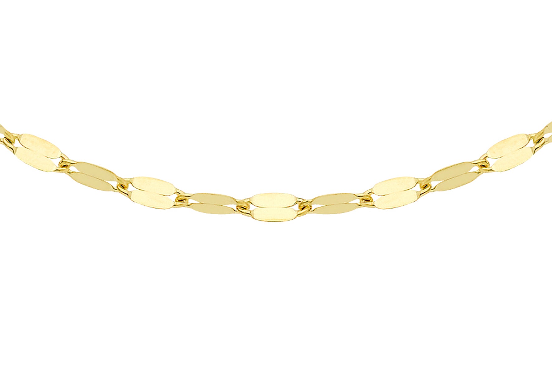 9ct Yellow Gold Sparkle Forzatina Chain