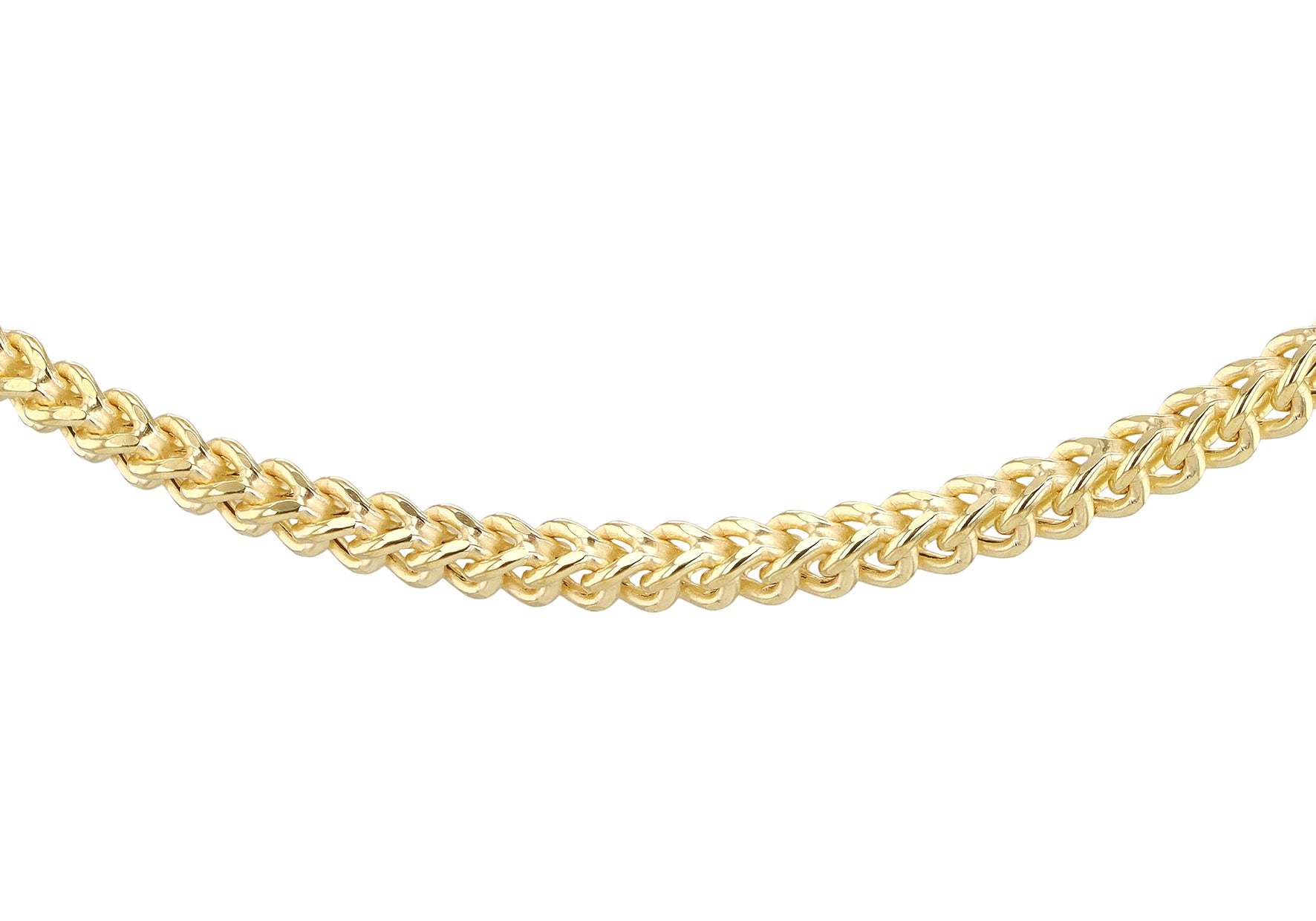 9ct Yellow Franco Link Chain