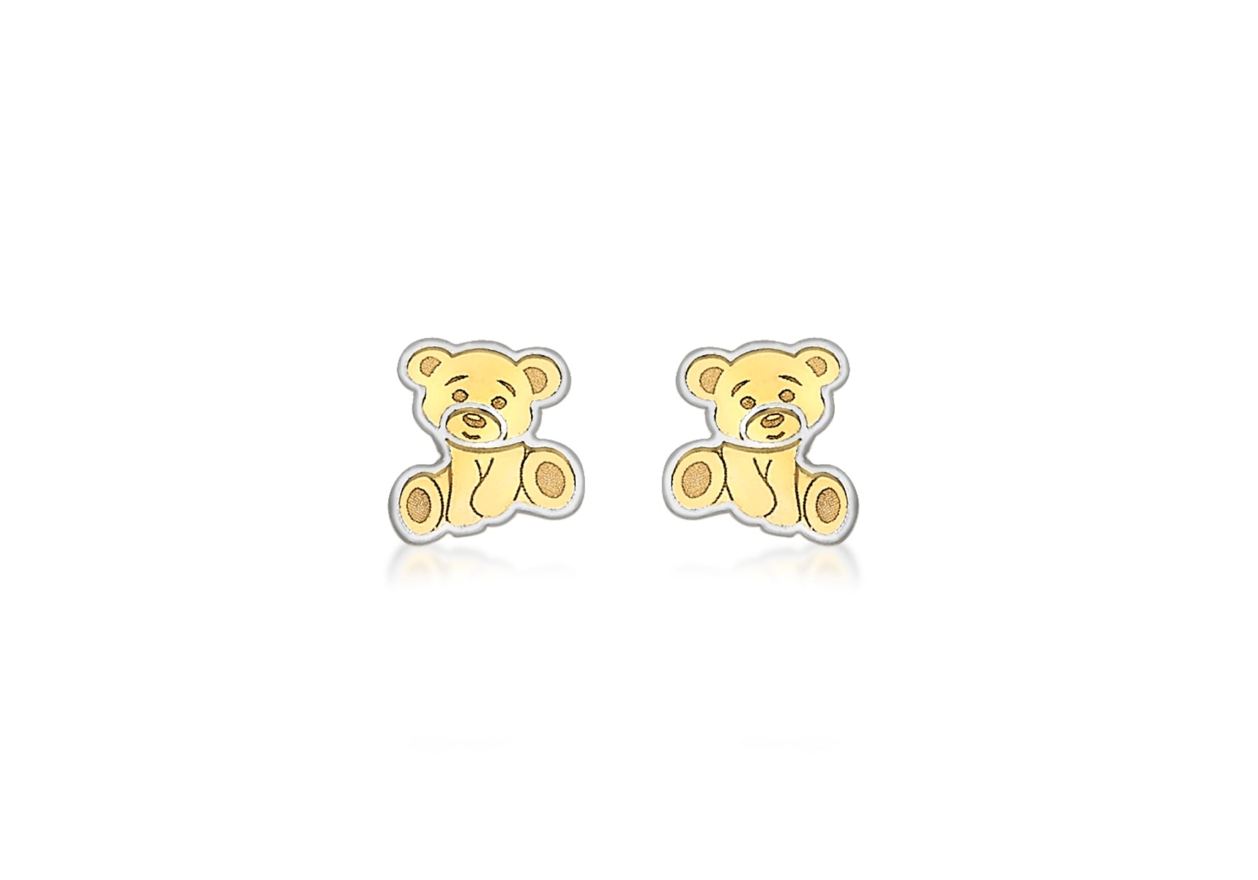 Bear sales stud earrings