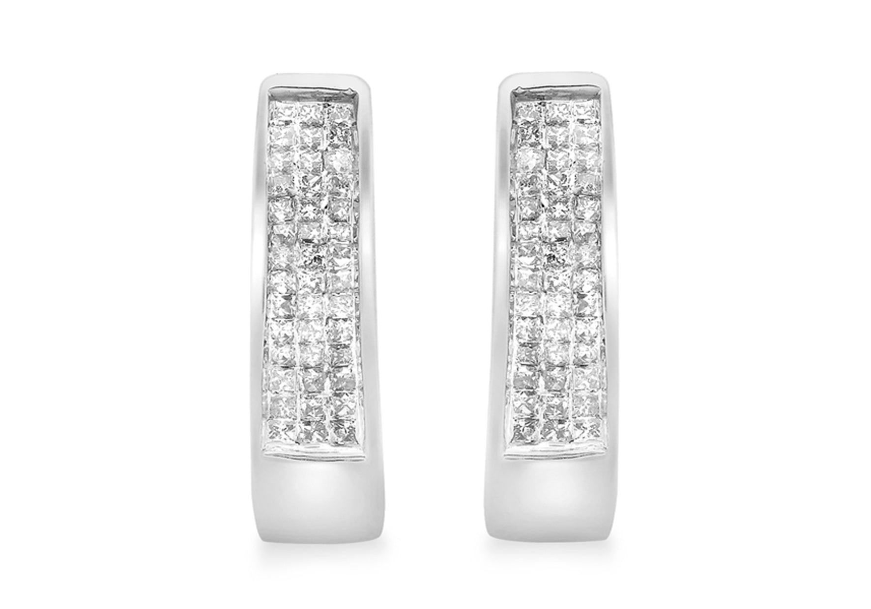 9ct White Gold 0.50ct Diamond Earrings