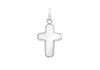 9ct White Gold Cross Pendant