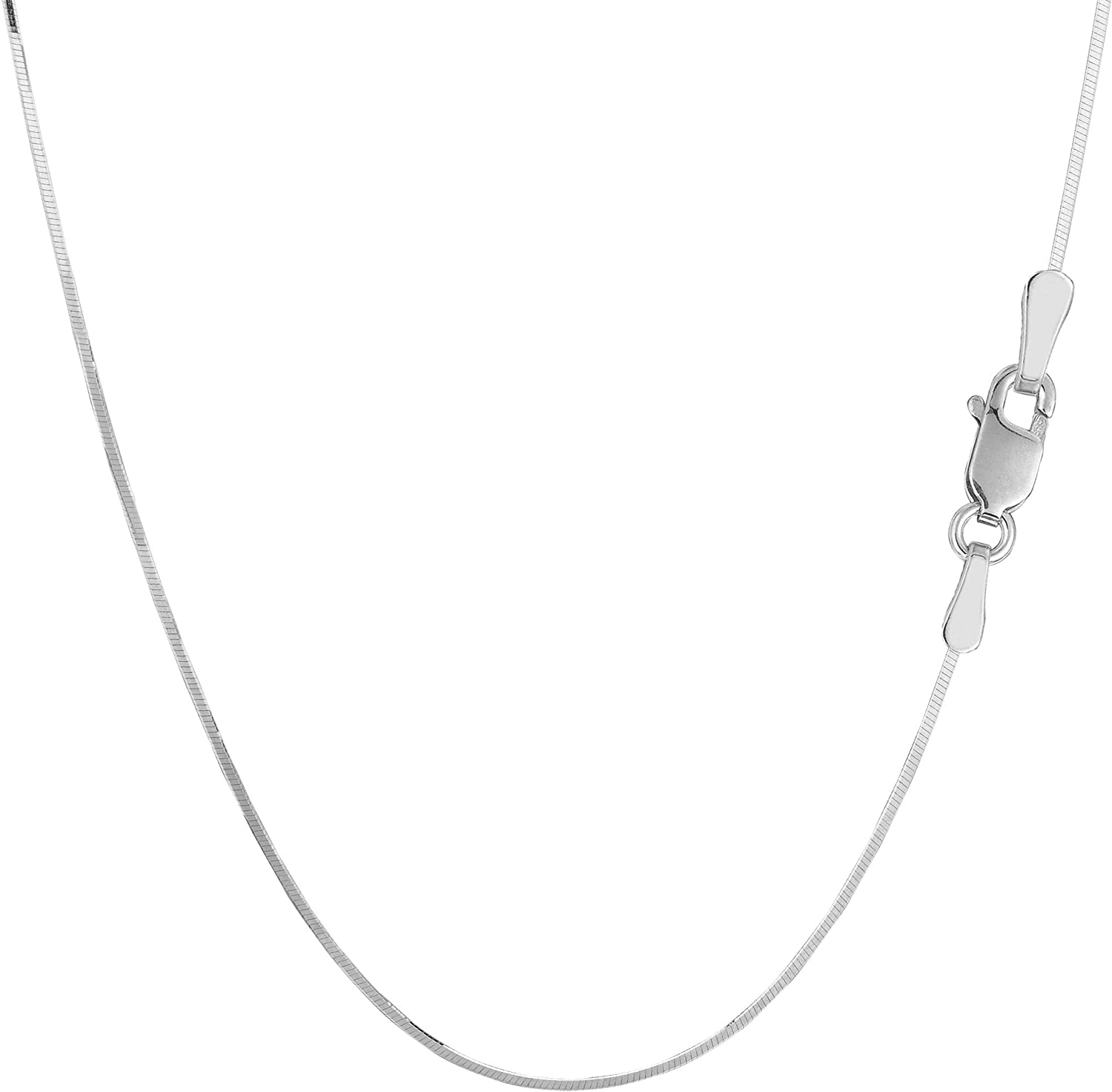 Sterling Silver Octagonal Slim Snake Chain