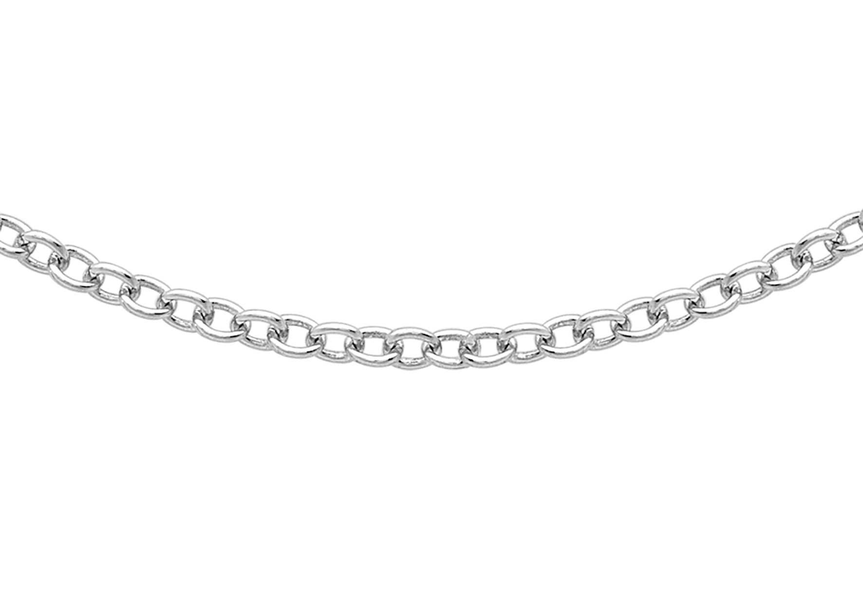 18ct White Gold 40 Trace Chain 41m/16"9