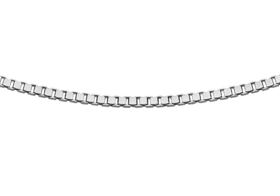 Platinum 19 Venetian Slim Box Chain