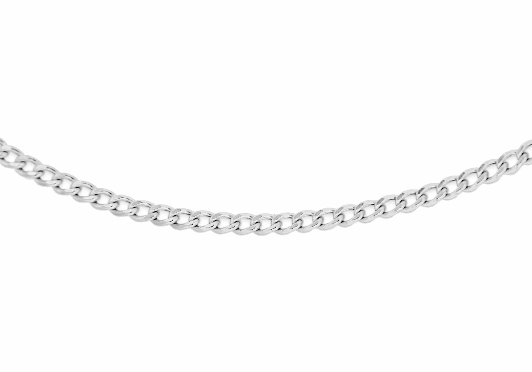 Sterling Silver 100 Round Curb Chain 41m/16"9