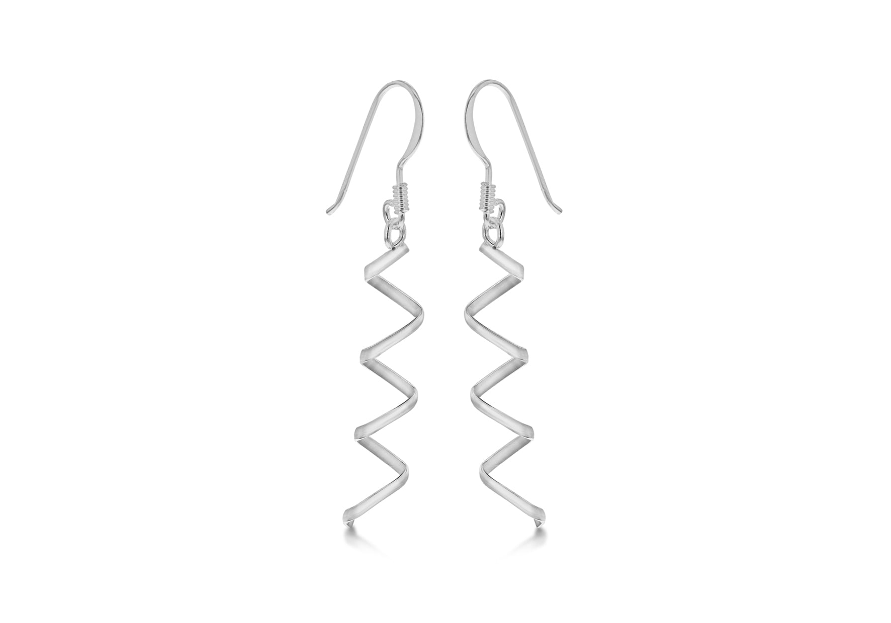 SILVER FLAT ORK SREW EARRing