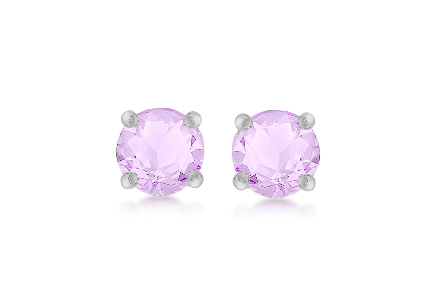 SILVER 3MM AMY Zirconia STUD EARRing