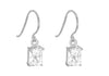 Sterling Silver Zirconia  Drop Earrings