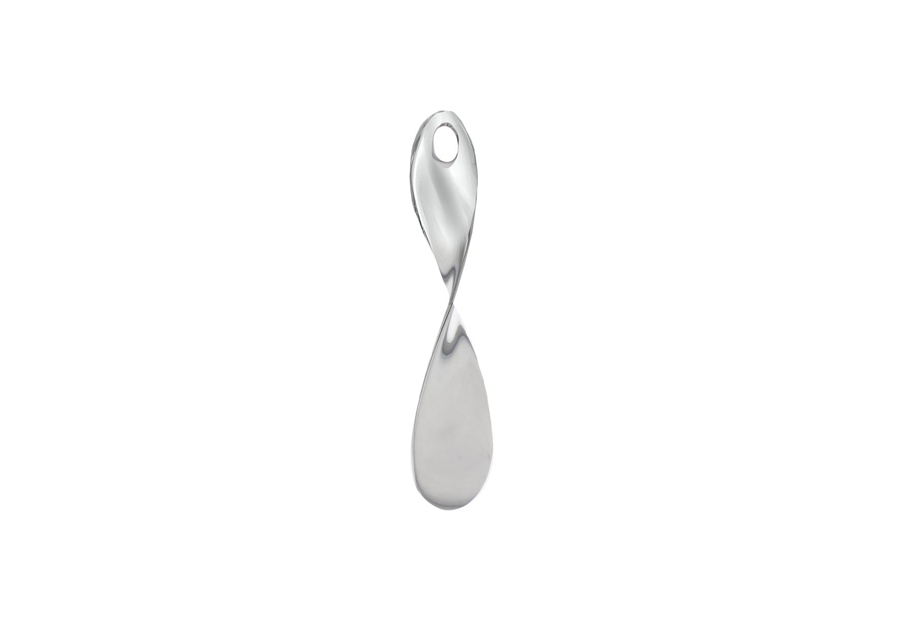 Sterling Silver 11.2mm x 51mm Half Twist Pendant