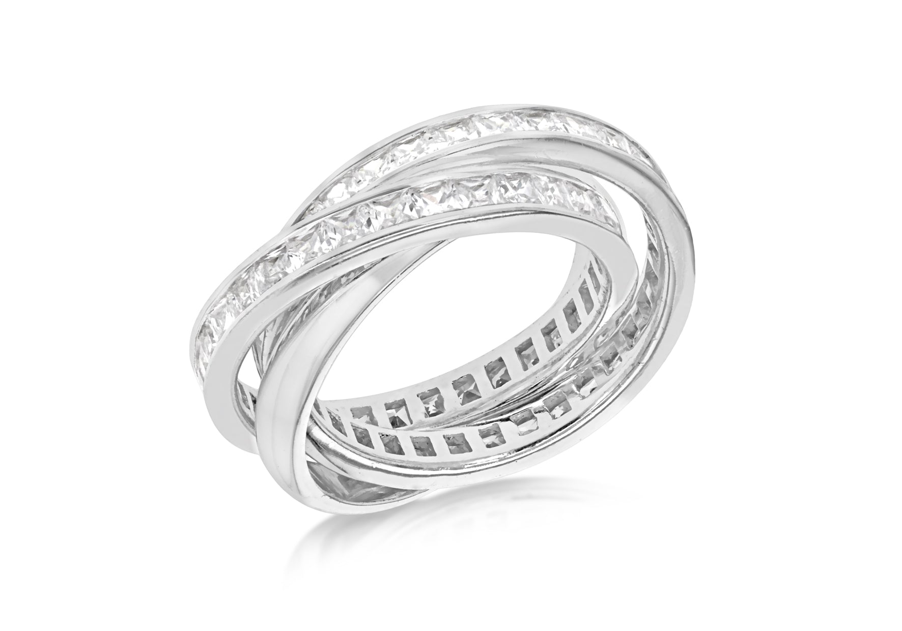 White gold deals russian ring