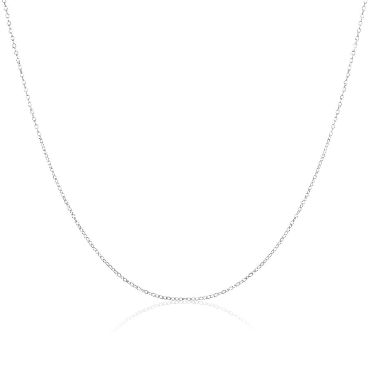 Sterling Silver 25 Fine Belcher Chain
