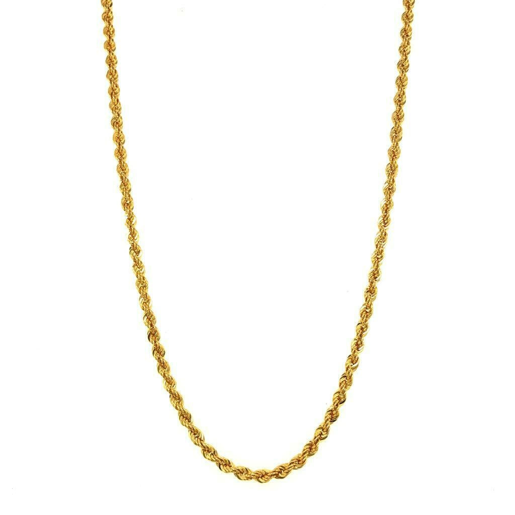 9ct Yellow Gold 40 Rope Chain