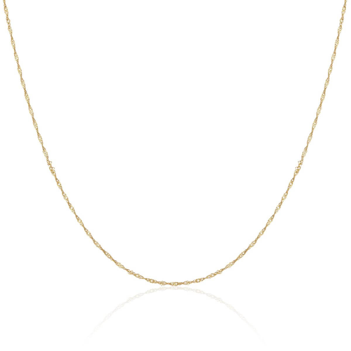 9ct Yellow Gold 20 Slim Prince of Wales Chain