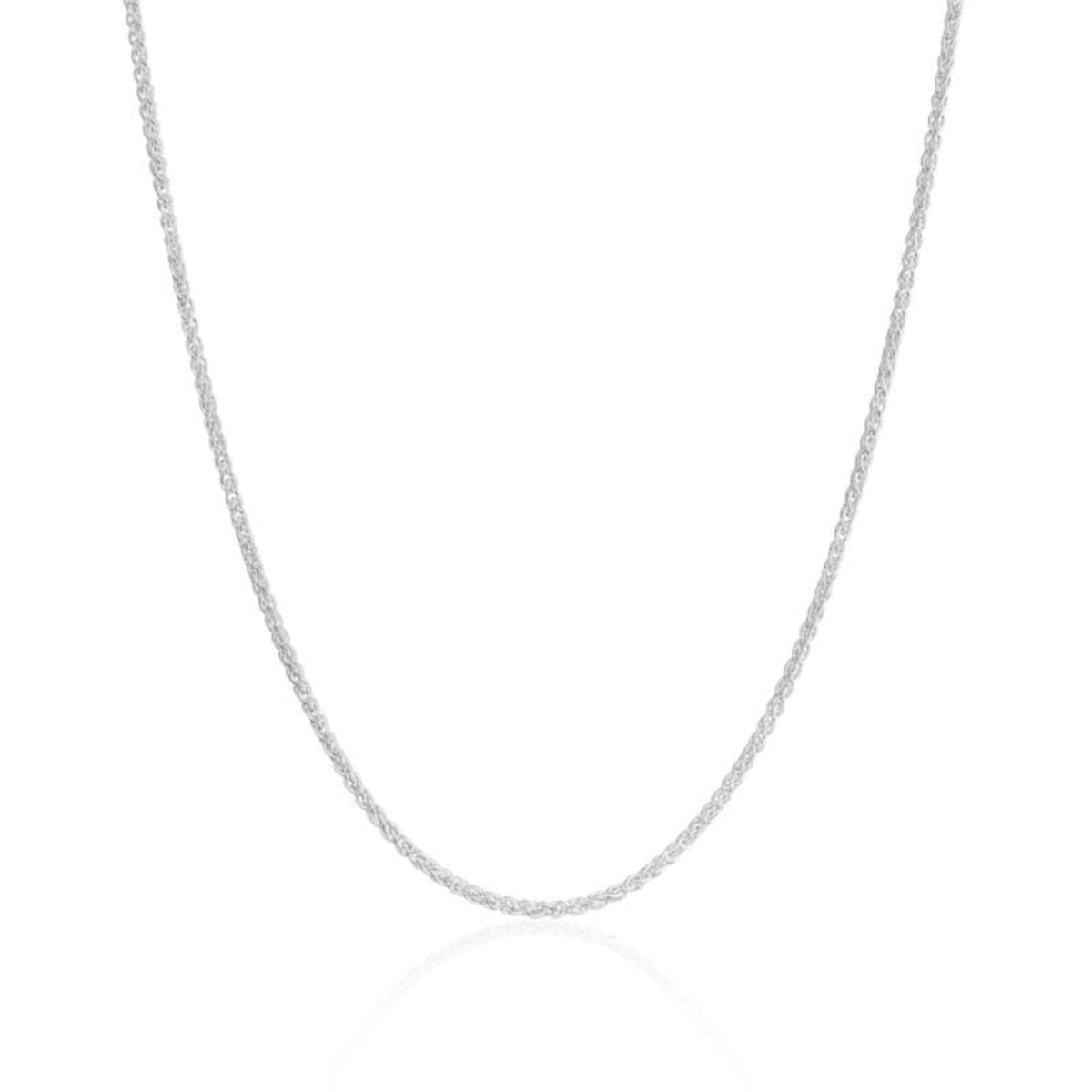 Sterling Silver 60 Diamond Cut Spiga Chain