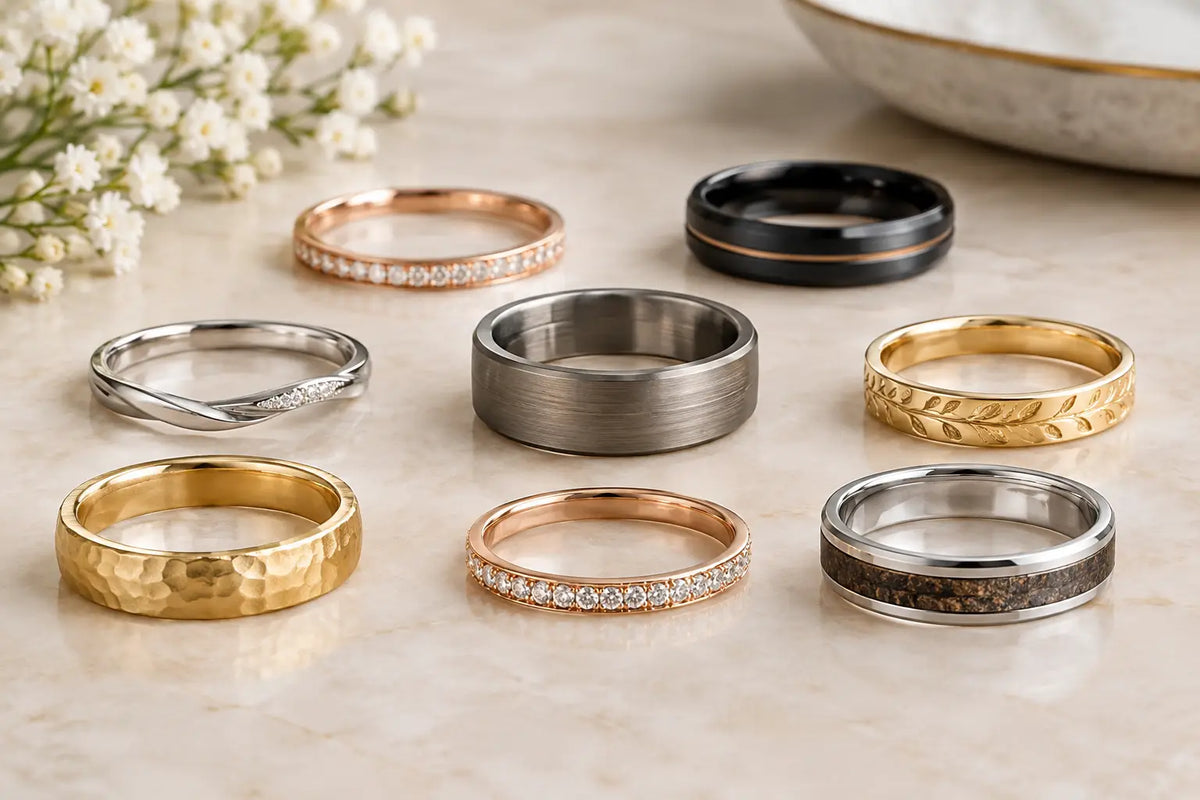 9 Custom Wedding Band Examples to Make Your Own