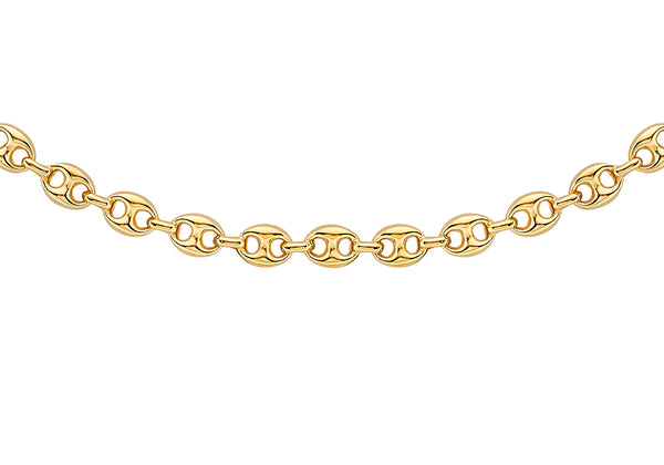 9ct Yellow Gold Mariner Rambo Chain