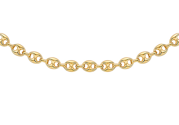 9ct Yellow Gold Mariner Rambo Chain