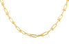 9ct Yellow Gold Nautical Paper Links Chain Necklace