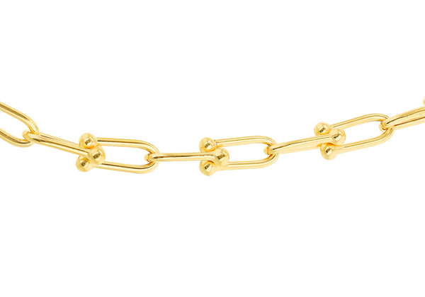 9ct Yellow Gold Nautical Chain Necklace
