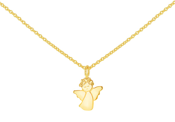 9ct Yellow Gold Baby Angel Necklace