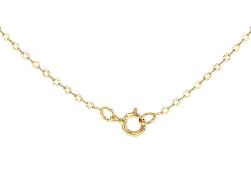 9ct Yellow Gold Moon and Star Layer Necklace