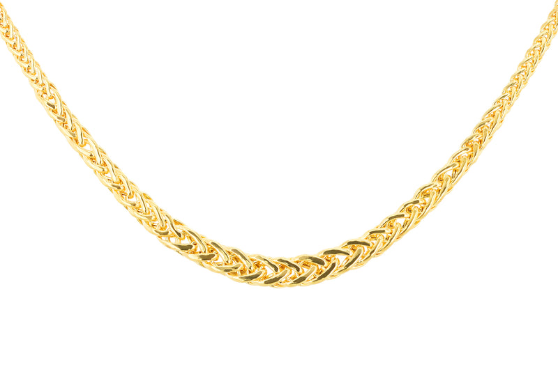 9ct Yellow Gold Woven Links Necklace