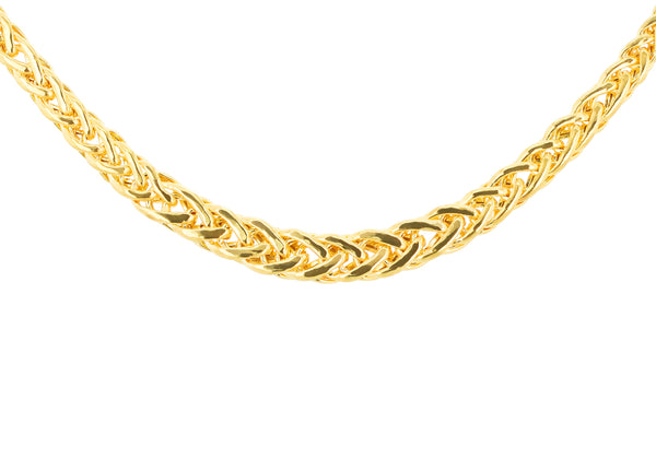 9ct Yellow Gold Woven Links Necklace