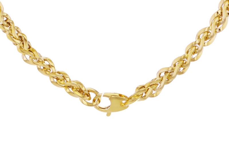 9ct Yellow Gold Woven Links Necklace