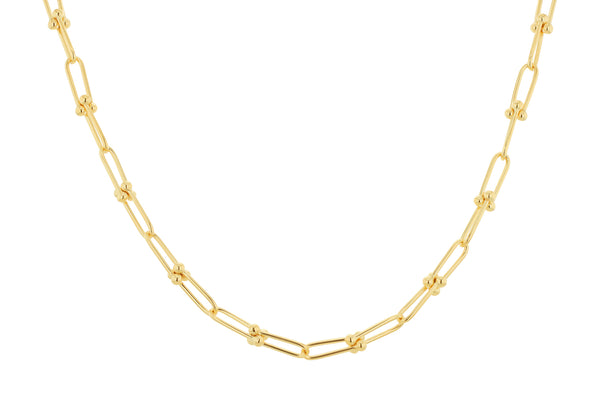 9ct Yellow Gold Nautical Links Chain