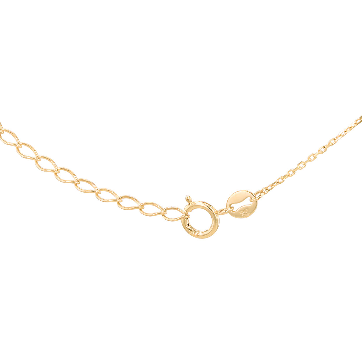 9ct Yellow Gold Rosary Pendant Necklet