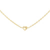 9ct Yellow Gold Three Heart Necklet