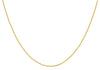9ct Yellow Gold Slim Diamond Cut Rope Chain