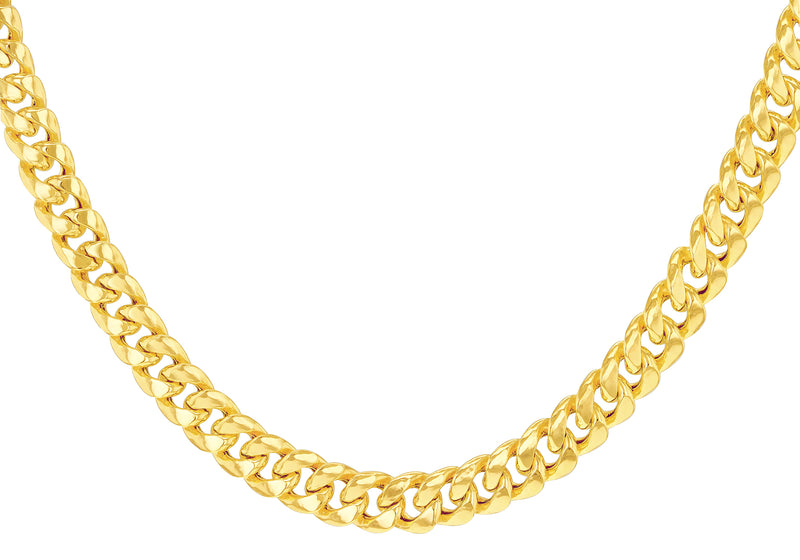9ct Yellow Gold Cuban Links Chain