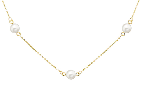 9ct yellow Gold Freshwater Pearl Necklace