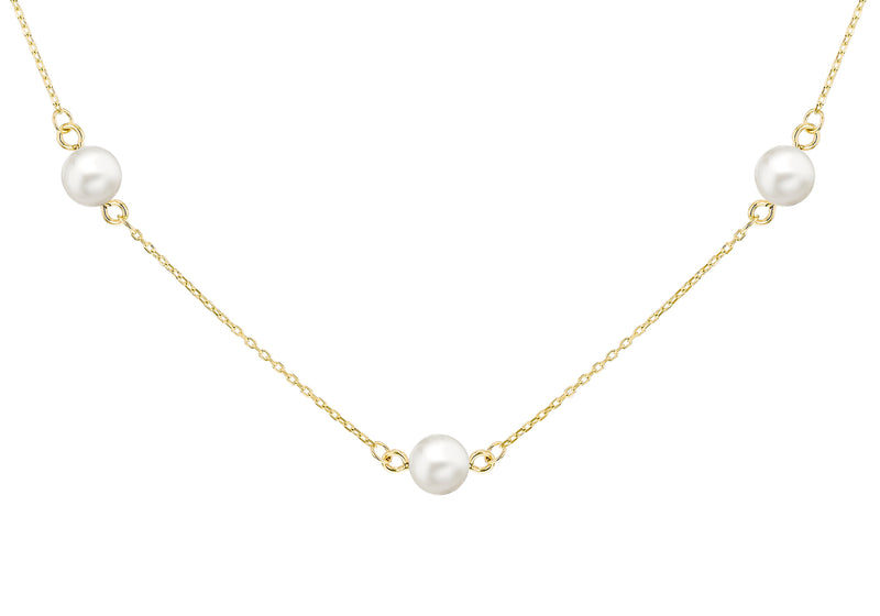 9ct yellow Gold Freshwater Pearl Necklace