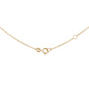 9ct Yellow Gold Paua Shell Clover Petal Necklace