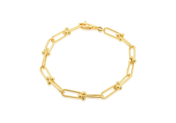 9ct Yellow Gold Paperlinks Bracelet