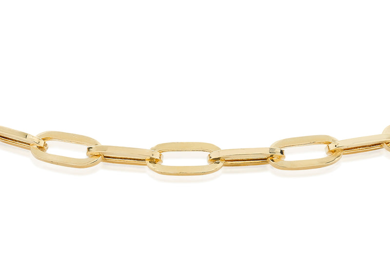9ct Yellow Gold Paper Chain Bracelet