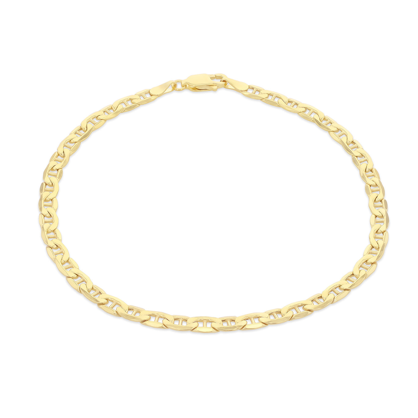 9ct Yellow Gold Anchor Links Bracelet